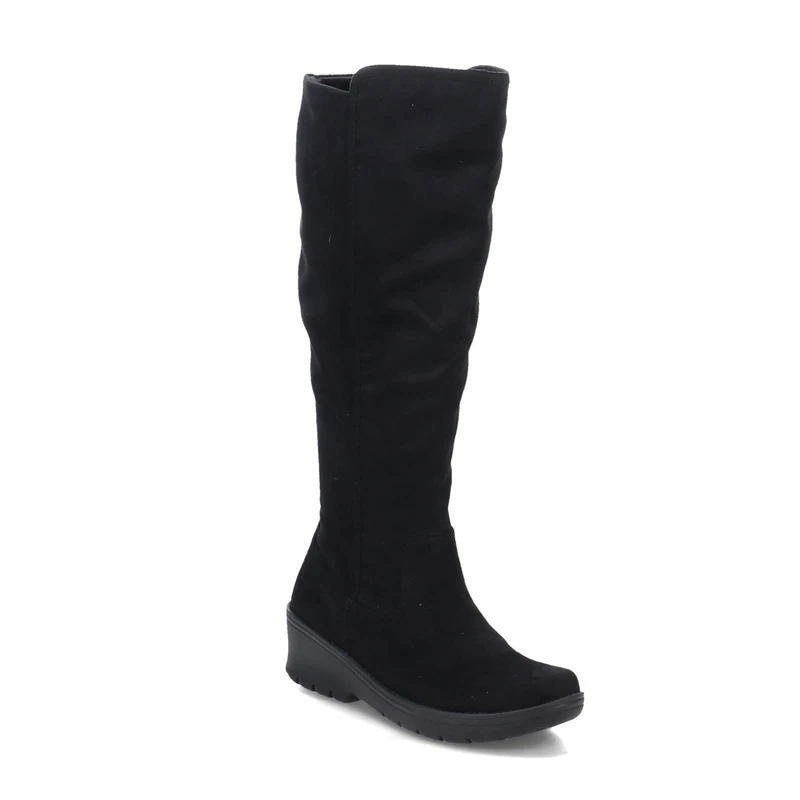 BZees Women's Brandy Knee High Boots, Black, 4.5 UK