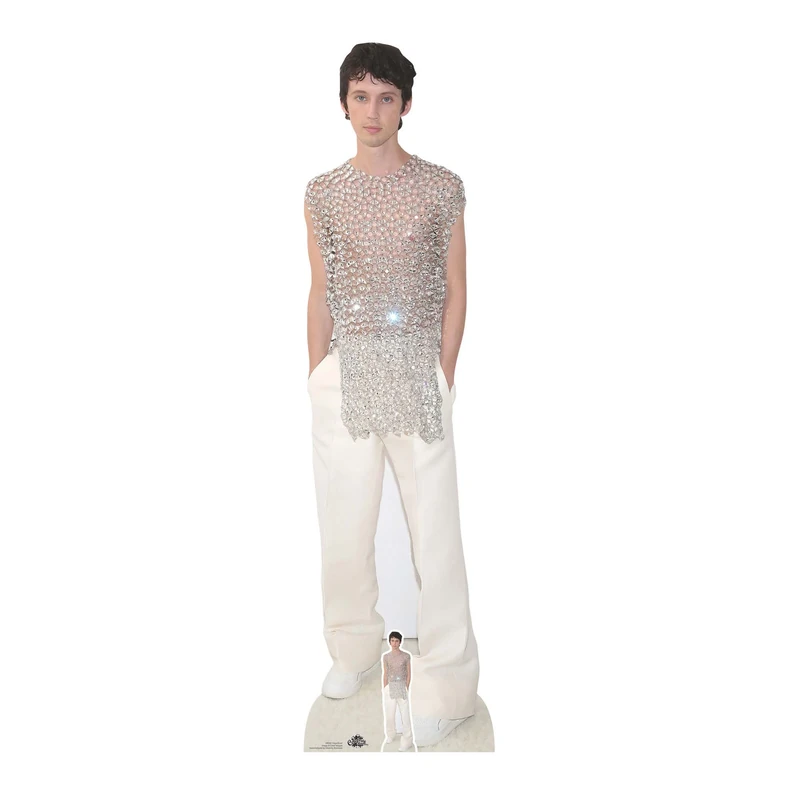Star Cutouts CS996 Troye Sivan Lifesize Cardboard Cutout with Mini – Music Fan Display, Party Decoration & Collector Gift - Image 1