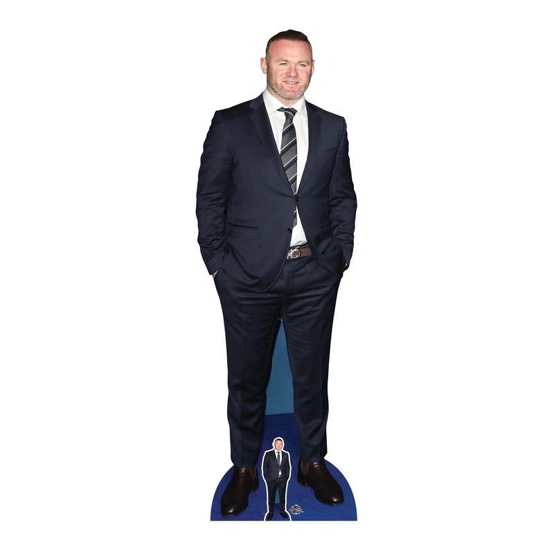 CS995 Wayne Rooney Lifesize Cardboard Cutout With Mini