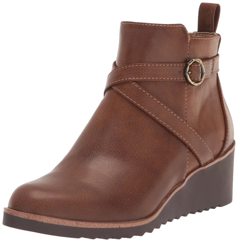 LifeStride Women's Zinfandel Ankle Boot, Whiskey Brown, 7 UK