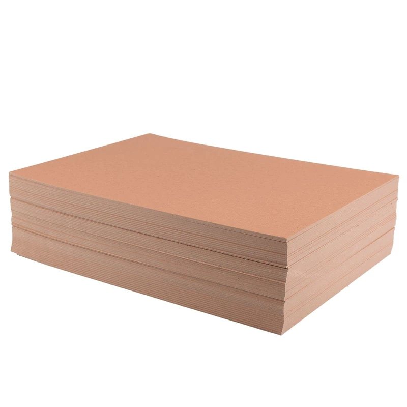 Florence Kraft Cardboard - A4-2 mm Thick Card - 50 Cardboard Sheets - Bookbinding Supplies, Display Boards and Poster Board