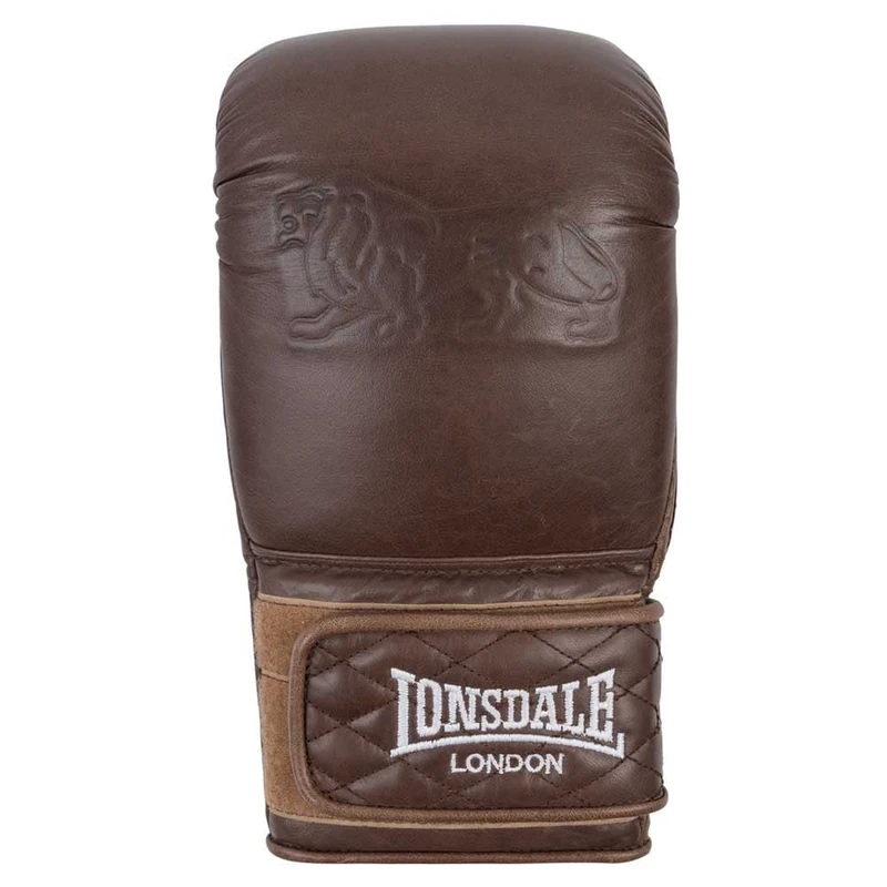 Lonsdale Vintage Bag Gloves Leather Boxing Bag Mitts S/M