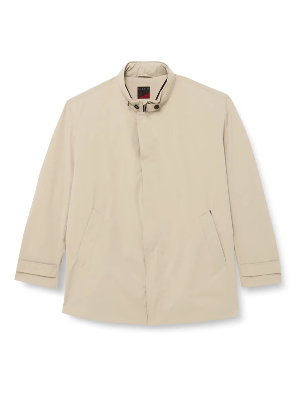 bugatti Men's 333400-39031 Coat, Light grey-210, 114 cm