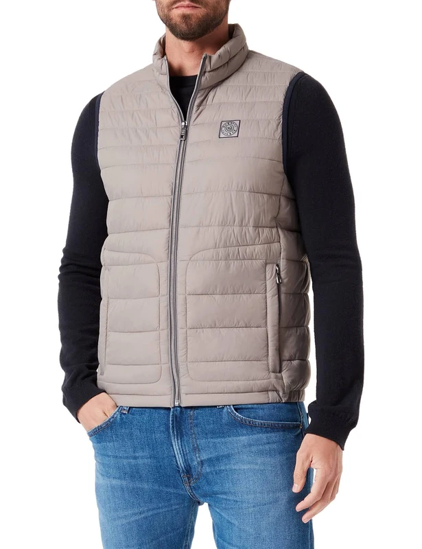bugatti Men's 370100-31220 Jackets, Beige-50, Standard, Beige-50