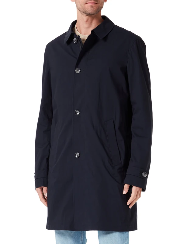 bugatti Men's Coat, Navy-390, 28