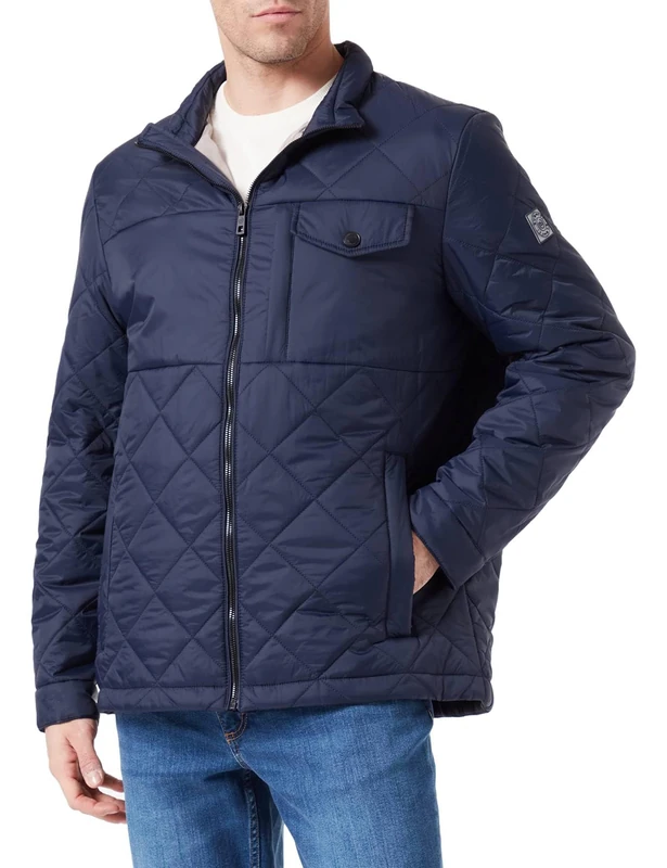 bugatti Men's 370300-31220 Jackets, Marine-390, Standard, Navy-390
