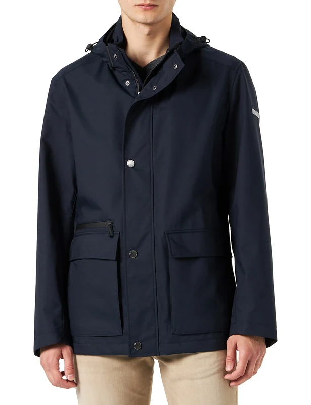 bugatti Men's 375113-39060 Jackets, Navy-390, 56
