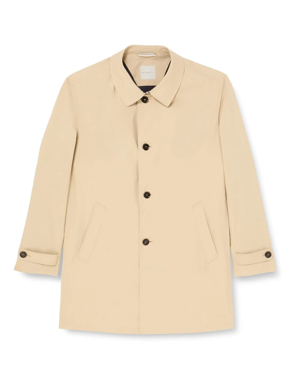 bugatti Men's 338300-39064 Coat, BEIGE-30, 27