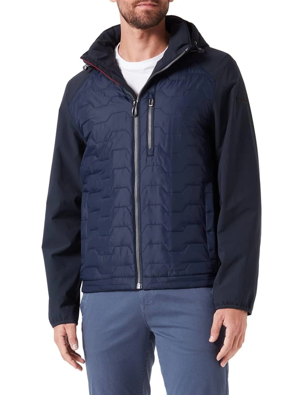 bugatti Men's 373313-31216 Jackets, Navy-390, 28