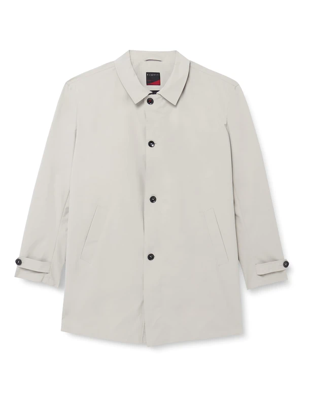 bugatti Men's Coat, Light grey-210, 102 cm