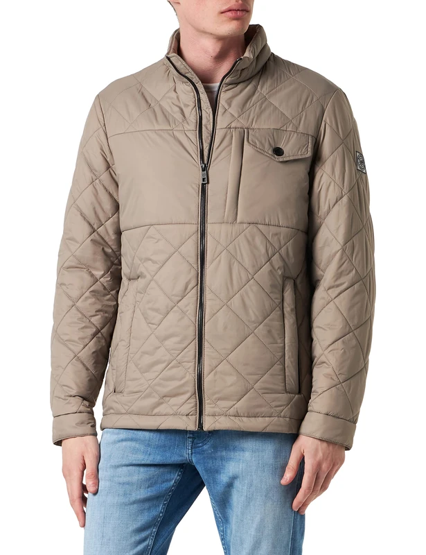 bugatti Men's 370300-31220 Jackets, Beige-50, Standard, Beige-50