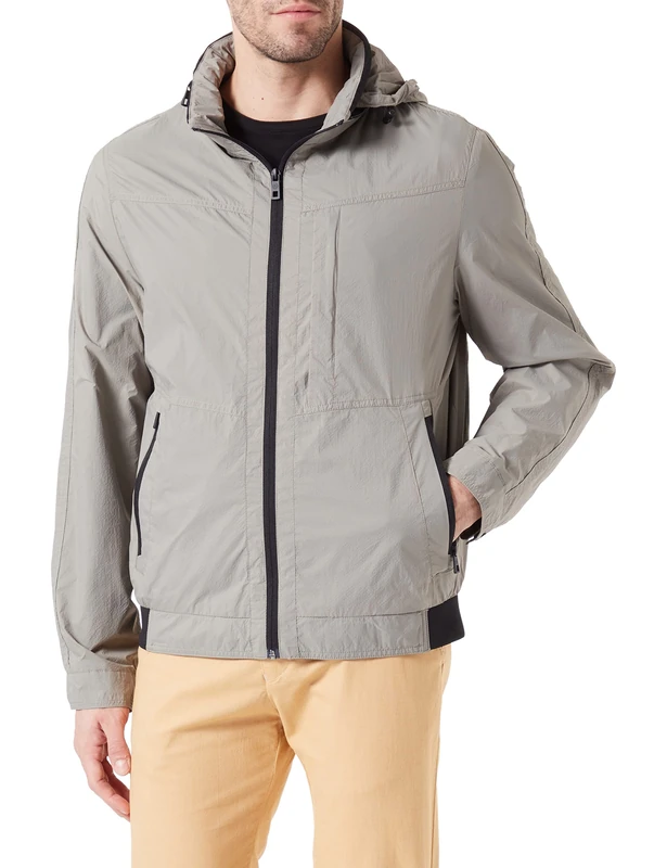 bugatti Men's 376300-31240 Jackets, Beige-50, 48 cm