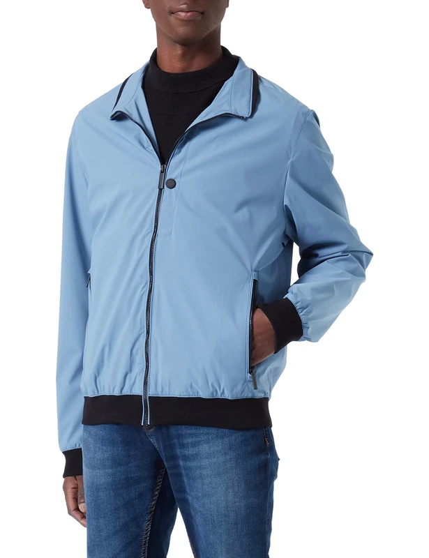 bugatti Men's 374100-39062 Jackets, Blue-Grey-330, 54