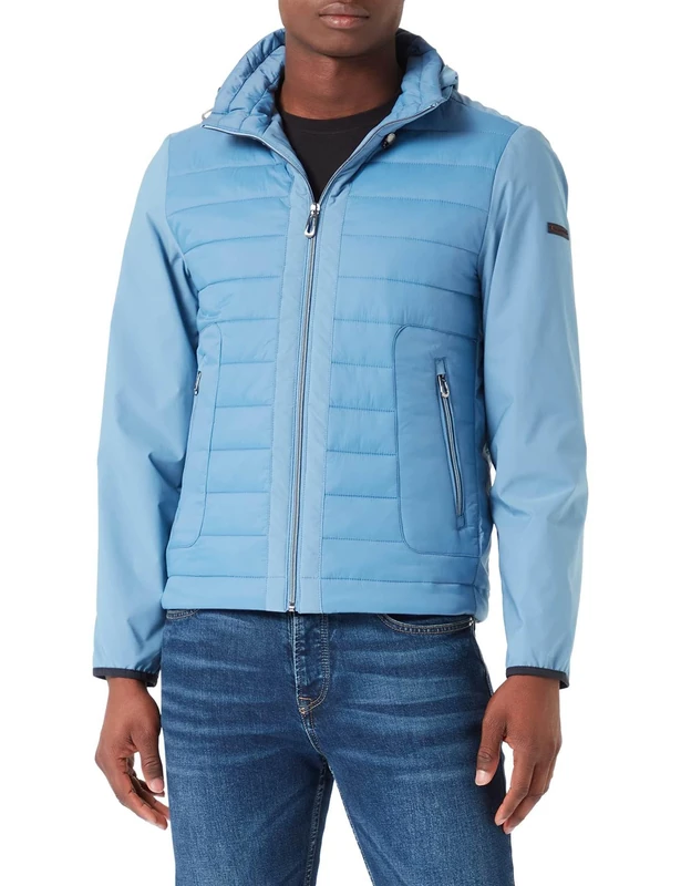 bugatti Men's 373200-31216 Jackets, Blue-Grey-330, 54