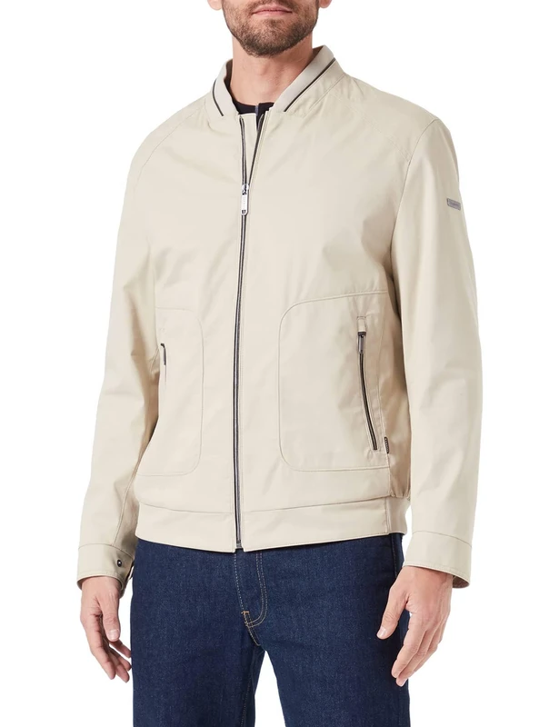 bugatti Men's 378100-39063 Jackets, BEIGE-30, 28