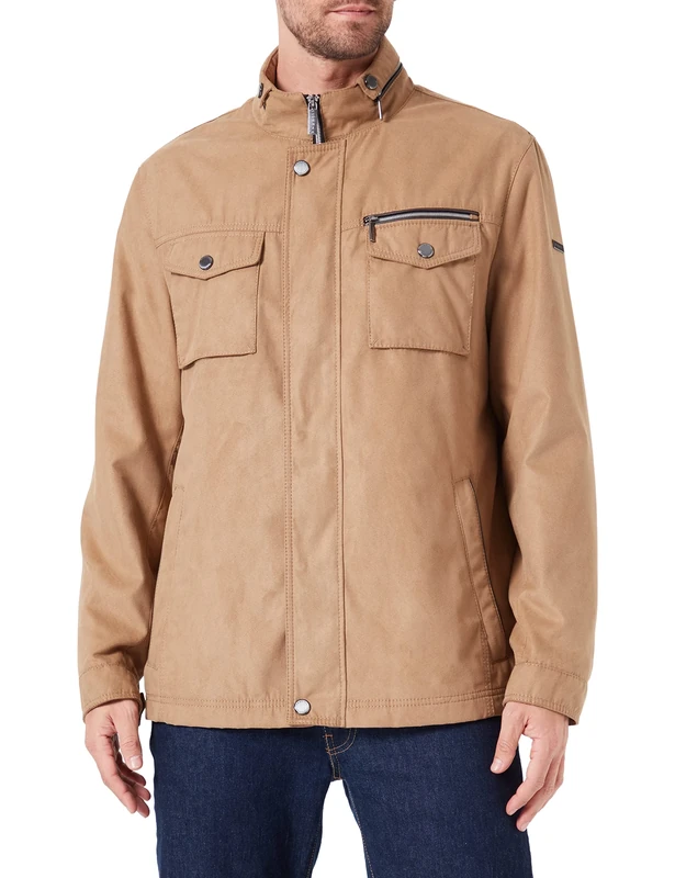 bugatti Men's 377200-39018 Jackets, Taupe-60, 48