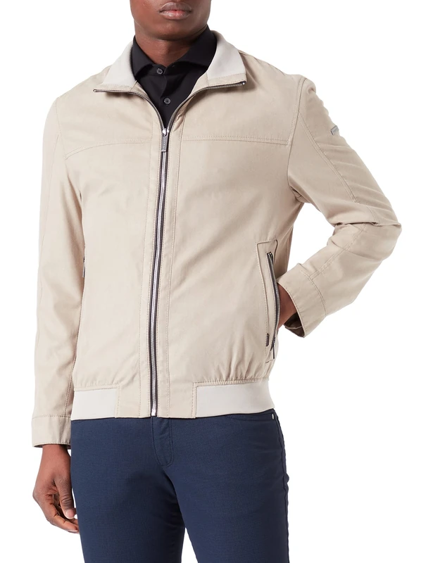 bugatti Men's 377100-39018 Jackets, beige-40, Standard