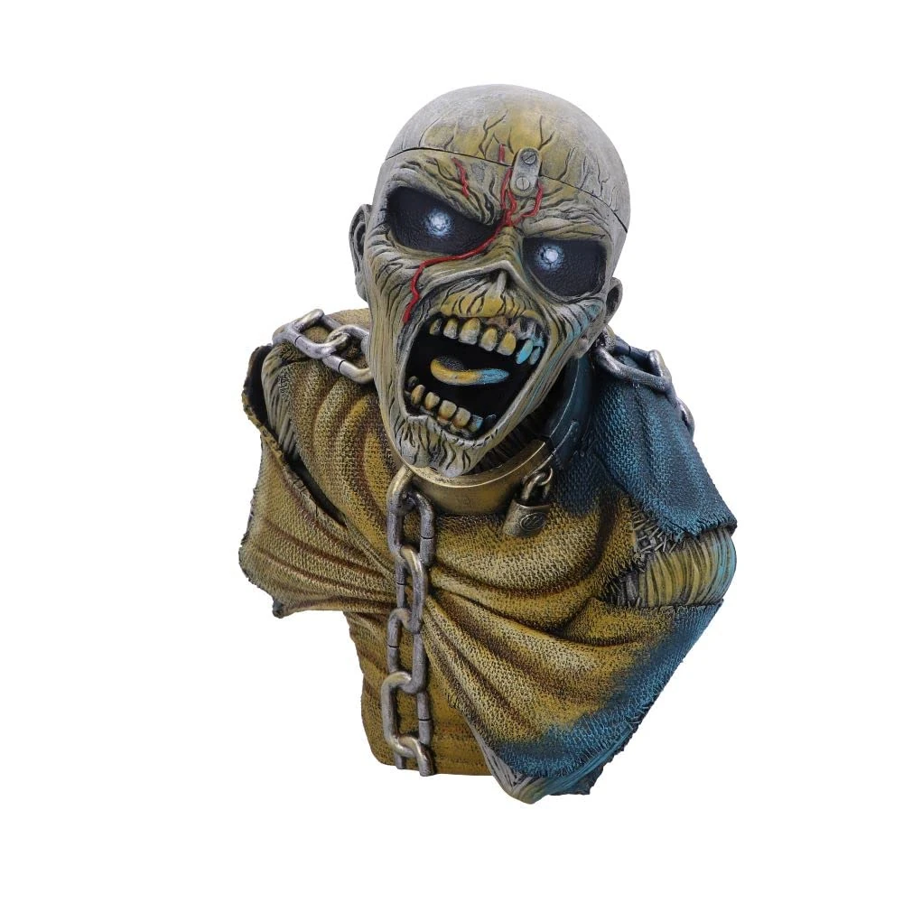 Nemesis Now Officially Licensed Iron Maiden Piece of Mind Bust, Yellow, 25cm