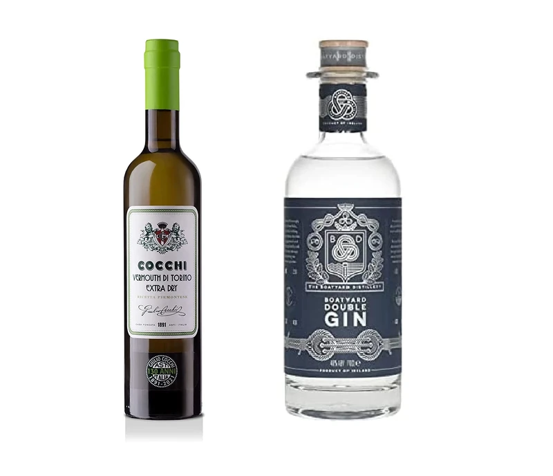Perfect Serve Martini Bundle with Boatyard Double Gin & Cocchi Extra Dry Vermouth