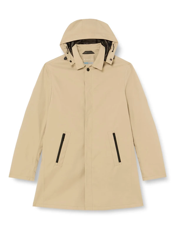 bugatti Men's 335313-39060 Coat, Beige-40, 60