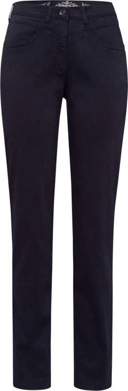 Raphaela by Brax Women's Laura New Garment Dyed Cotton Satin Jeans, Navy, 36K - Image 1