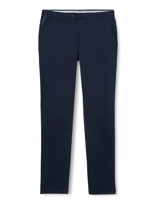 bugatti Men's 4890-36301 Slackhose Trousers, Marine 370, 40 W/34 L
