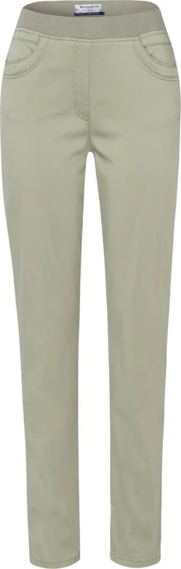 Raphaela by Brax Women's Pamina Fun Super Dynamic Cotton Pigment Jeans, Pastel Green, 48K