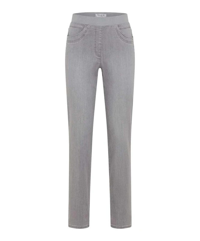 Raphaela by Brax Women's Pamina Fun Light Denim Jeans, Light Grey,Slightly Used, 44K