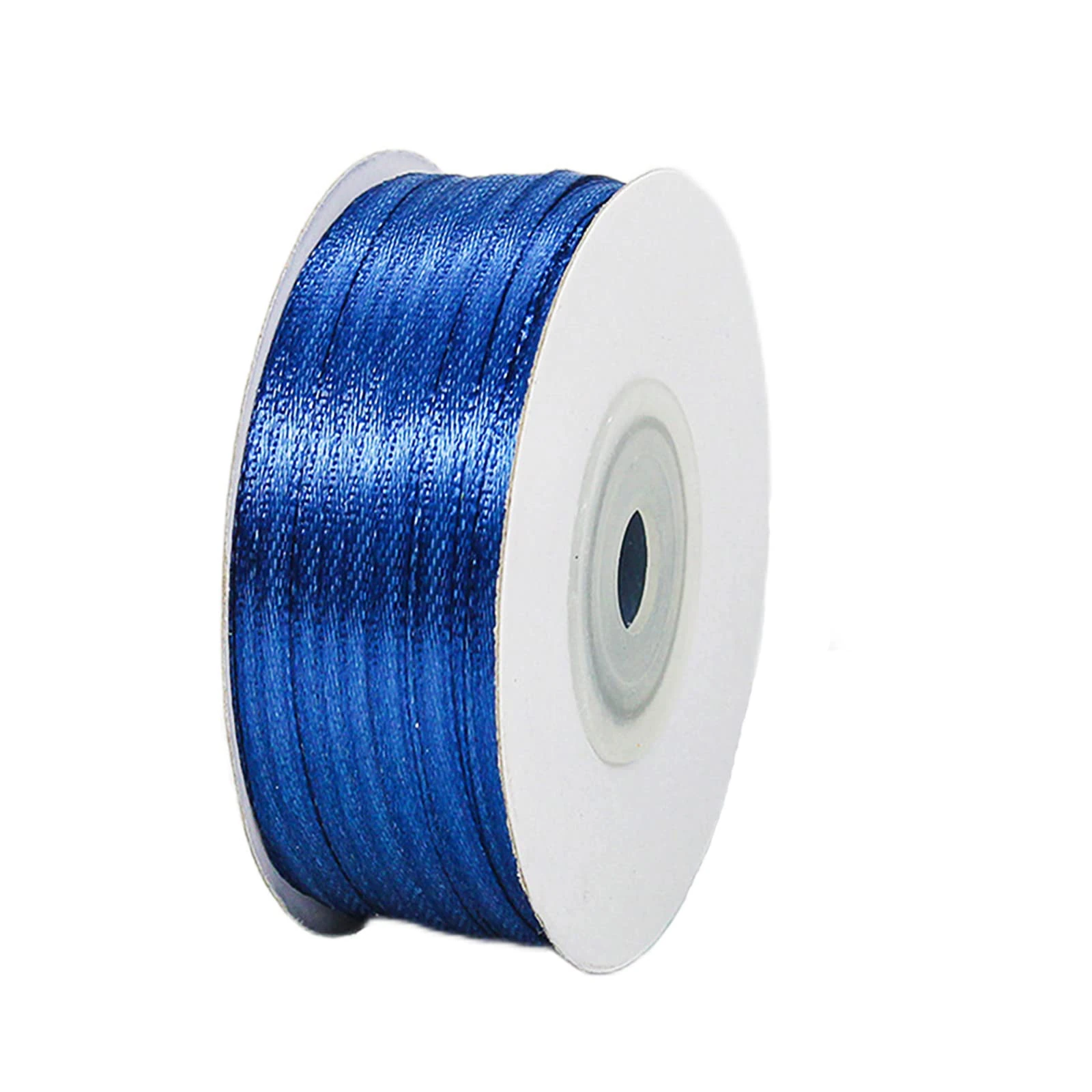 3mm Navy Blue Ribbon for Gift Wrapping,91m Fabric Thick Satin Ribbon Dark Blue Bow for Gift Wrapping,Ribbons for Balloons,Crafting,Hair,Bouquets,Wedding, Car,Presents,Cake,Christmas Party Decorations