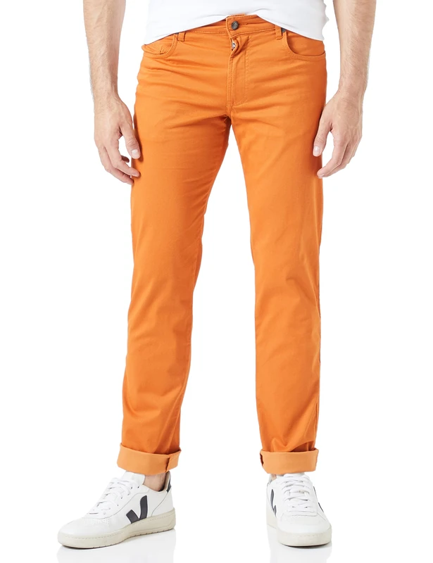 bugatti Men's 3224-36385 Five Pocket Ho, Rost-690, 31 W/32 L