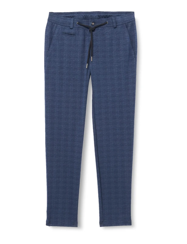 bugatti Men's 4036-36833 Slackhose Trousers, Marine-380, 33 W/34 L
