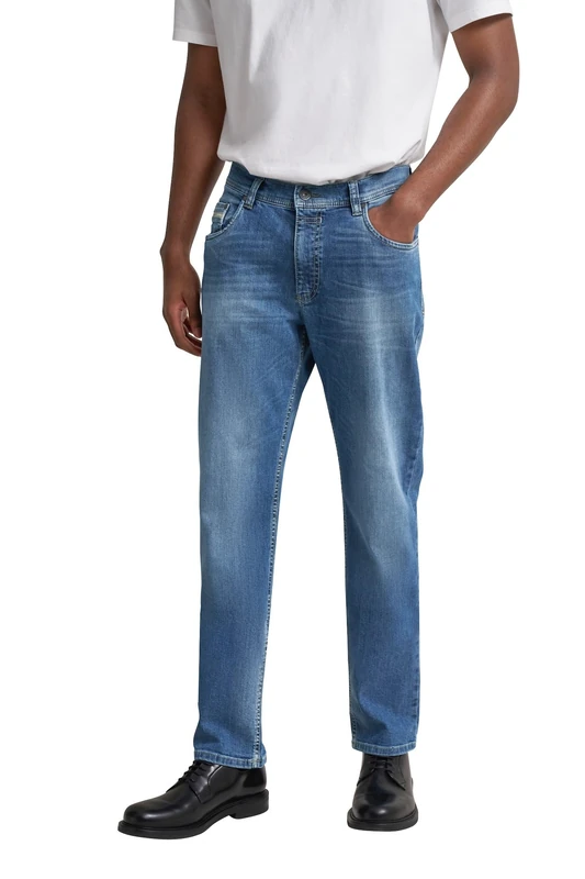 bugatti Men's 3919d-26612 Five Pocket Ho, Light Blue-326, 42 W/32 L - Image 1