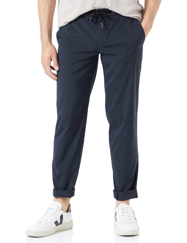 bugatti Men's 4206-36867 Slack Trousers, Black-290, Slim Fit, Black-290, 31 W/30 L