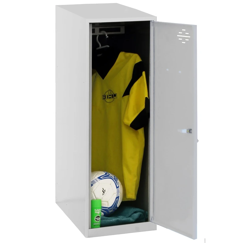 SimonRack Lockers Wardrobe Metal 915x300x500 Grey, Metal