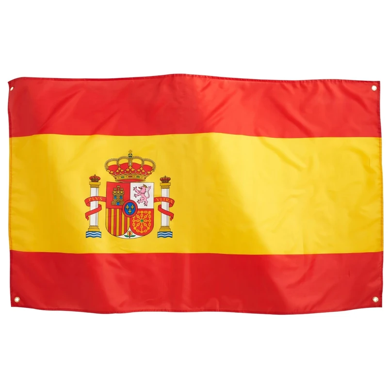 Runesol Spain Flag 3x5 - Brass Grommets, UV-Resistant Banner