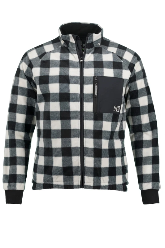 JP 1880 Men's Teddy Jacket, Black, XXL