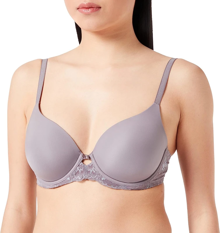 Triumph Women's Amourette Charm Conscious WHP01 Bra, Pigeon Grey, 32A