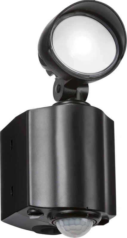 Knightbridge 230V IP55 LED Security Spotlight - Black - Image 1