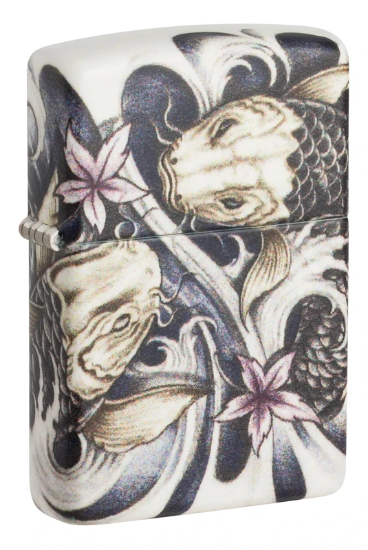 Zippo Windproof Lighter, Tattoo Theme Design – 540°, Colour Image – Refillable, Reusable, Windproof Design – Comes in Gift Box – Made in USA