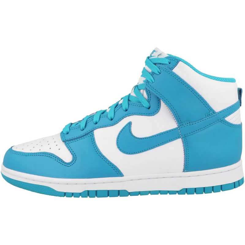 NIKE DD1399-400 Dunk High Retro Men Laser Blue/Laser Blue-White UK 11 - Image 1