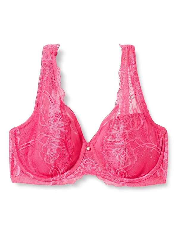 Triumph Wild Peony Florale Wp, Bra Women's, Guava, 40C