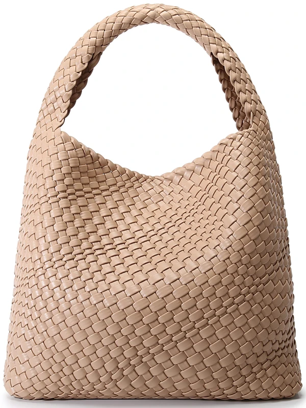 Woven Bag for Women, Apricot