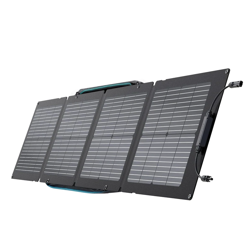 EF ECOFLOW 110W Portable Solar Panel, Foldable with Carry Case, High 23% Efficiency, IP68 Water & Dustproof Design for Camping, RVs, or Backyard Use - Image 1