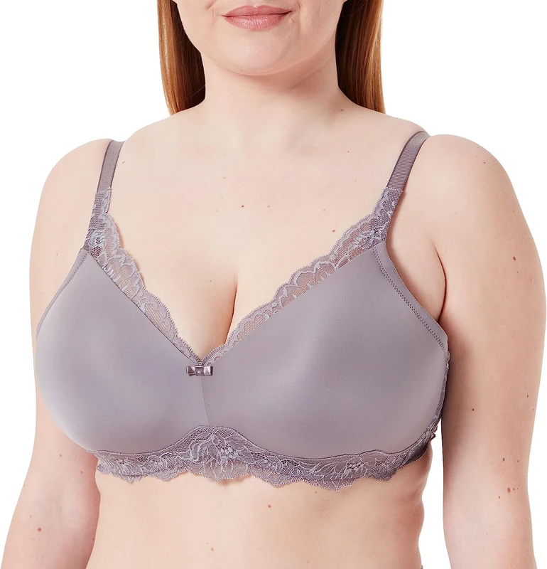 Triumph Women's Amourette Charm Conscious P Bra, Pigeon Grey, 40A