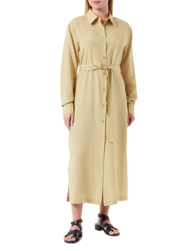 Triumph Women's Thermal Mywear Maxi Dress Bathrobe, Moss Light, 36 - Image 1