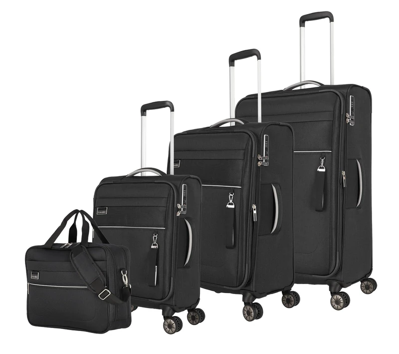 travelite MIIGO 4-Piece Luggage Set - Sustainable Soft Shell