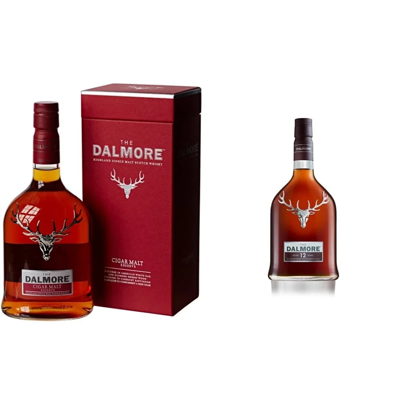 The Dalmore Cigar Malt Reserve Whisky, 70 cl & The Dalmore 12 Year Old Single Malt Whisky, 70cl