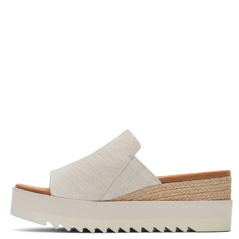 TOMS Women's Diana Mule Sandal, Natural Yarn Dye, 9