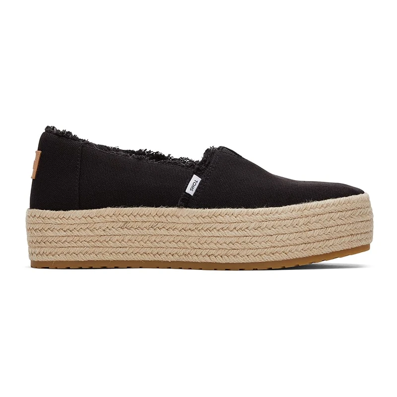 TOMS Women's Espadrilles - Stylish Eco-Friendly Comfort Shoes with Platform Alpargata Design