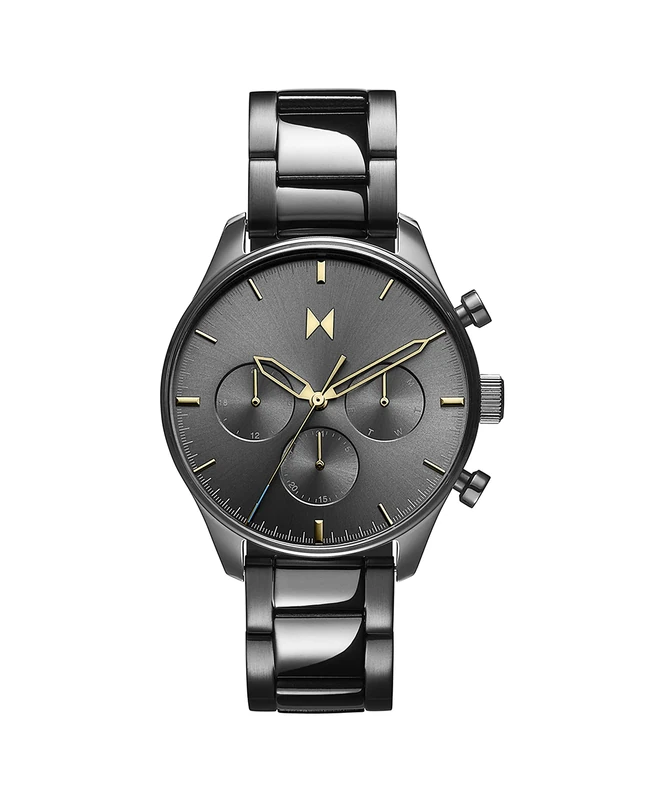MVMT Analogue Multifunction Quartz Watch for Men with Gunmetal Stainless Steel Bracelet - 28000231-D